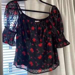 Rose Bud Floral Top